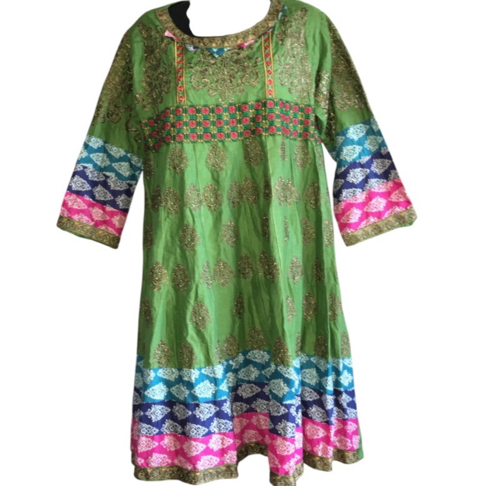 Embroidered Kuchi Dress Sz Large